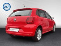 Gebraucht VW Polo Highline 110 PS (80 kW) 2014 Rot (flashrot) Kleinwagen