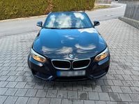 Gebraucht BMW 218 136 PS (100 kW) 2016 Schwarz Cabrio