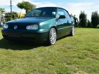 Gebraucht VW Golf Cabriolet 116 PS (85 kW) 1998 Grün Cabrio