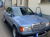 Gebraucht Mercedes 190 122 PS (89 kW) 1992 Blau Limousine