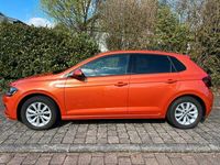 Gebraucht VW Polo Highline 95 PS (69 kW) 2020 Orange Kleinwagen