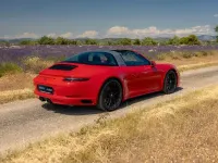 Gebraucht Porsche 911 Carrera 4 GTS Targa 450 PS (330 kW) 2017 Rot Cabrio