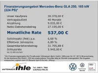 Gebraucht Mercedes GLA250 AMG line 224 PS (164 kW) 2020 Grau SUV