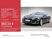 Gebraucht Audi A5 S-Line 204 PS (150 kW) 2023 Mythosschwarz metallic Coupé