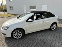 Gebraucht VW Golf Cabriolet R-line 2012 Weiß Cabrio