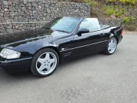 Gebraucht Mercedes SL320 Edition 224 PS (164 kW) 2001 Schwarz Cabrio