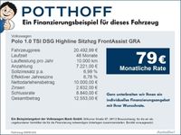 gebraucht VW Polo 1.0 TSI DSG Highline Sitzhzg FrontAssist GRA