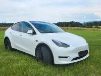 Gebraucht Tesla Model Y Long Range AWD 378 kW (514 PS) 2022 Weiß SUV