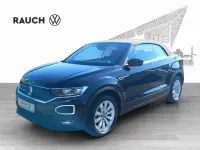 Gebraucht VW T-Roc Cabriolet R-line 150 PS (110 kW) 2021 Schwarz Cabrio