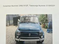 Gebraucht Fiat 500 Lusso 26 PS (19 kW) 1971 Blau Kleinwagen
