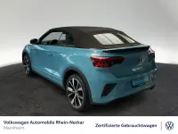 Gebraucht VW T-Roc Cabriolet R-line 150 PS (110 kW) 2023 Blau Cabrio