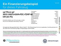 Gebraucht VW up! move up! 65 PS (47 kW) 2022 Silber Kleinwagen