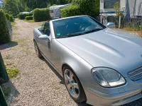 Gebraucht Mercedes SLK200 163 PS (119 kW) 2005 Silber Cabrio