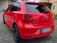 Gebraucht VW Polo 90 PS (66 kW) 2015 Rot Kleinwagen
