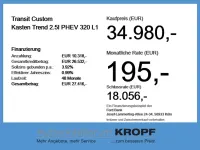 Neu Ford Transit Custom Trend 232 PS (170 kW) 2025 Weiß Van / Kleinbus