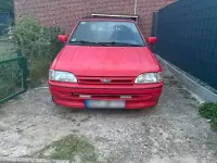 Gebraucht Ford Escort Cabriolet 105 PS (77 kW) 1990 Rot Cabrio