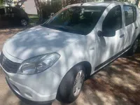 Gebraucht Dacia Sandero 75 PS (55 kW) 2009 Weiß Limousine