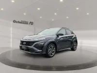 Gebraucht Hyundai Kona N Line 199 PS (146 kW) 2022 Grau metallic SUV