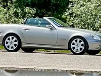 Gebraucht Mercedes SLK200 163 PS (119 kW) 2003 Silber Cabrio