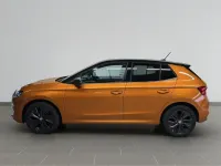 Gebraucht Skoda Fabia Style 110 PS (80 kW) 2022 Phoenixorange metallic (metallic) Kleinwagen