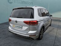 Gebraucht VW Touran R-line 150 PS (110 kW) 2019 Silber Van / Kleinbus