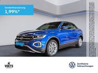Gebraucht VW T-Roc Cabriolet Style 110 PS (80 kW) 2024 Blau Cabrio