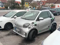 Używany Smart ForTwo Coupé 60 kW (82 KM) 2022 Srebrny Kabriolet