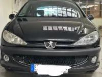 Gebraucht Peugeot 206 75 PS (55 kW) 2007 Schwarz Limousine