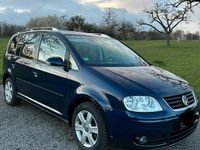 Gebraucht VW Touran Highline 105 PS (77 kW) 2004 Blau Van / Kleinbus