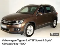Gebraucht VW Tiguan Sportline 122 PS (89 kW) 2013 Braun SUV