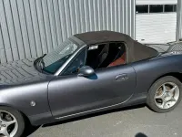 Gebraucht Mazda MX5 115 PS (84 kW) 2002 Grau Cabrio