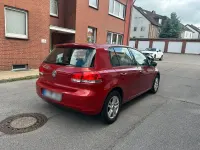 Gebraucht VW Golf VI 2010 Rot Kleinwagen