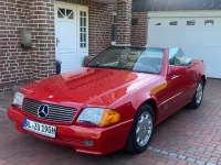 Gebraucht Mercedes SL500 320 PS (235 kW) 1993 Rot Cabrio