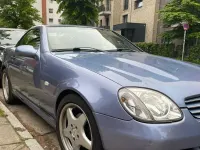 Gebraucht Mercedes SLK200 163 PS (119 kW) 1998 Blau Cabrio