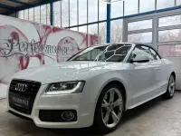 Gebraucht Audi A5 Cabriolet S-Line 240 PS (176 kW) 2009 Weiß Cabrio