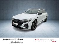 Gebraucht Audi Q8 e-tron S-Line 250 kW (340 PS) 2023 Gletscherweiß metallic SUV