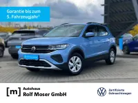 Gebraucht VW T-Cross Life 95 PS (69 kW) 2024 Clear blue metallic SUV