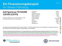 Gebraucht VW Golf VII Sound 150 PS (110 kW) 2017 Silber Van / Kleinbus