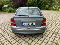 Gebraucht Opel Astra Elegance 101 PS (74 kW) 2003 Blau Kleinwagen