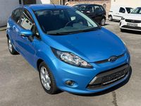 Gebraucht Ford Fiesta Trend 82 PS (60 kW) 2009 Blau Kleinwagen