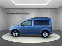 Gebraucht VW Caddy Comfortline 102 PS (75 kW) 2019 Blau Van / Kleinbus