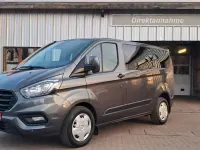 Gebraucht Ford Transit Custom Trend 131 PS (96 kW) 2018 Magneticgrau metallic Van / Kleinbus