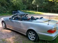 Gebraucht Mercedes CLK200 136 PS (100 kW) 2000 Silber Cabrio