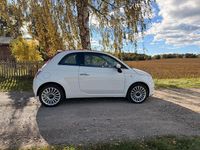 Gebraucht Fiat 500 69 PS (50 kW) 2010 Weiß Cabrio