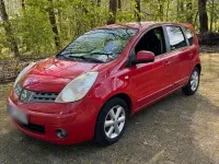 Usata Nissan Note 85 CV (62 kW) 2008 Rosso Utilitaria