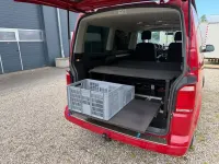 Gebraucht VW Multivan Trendline 150 PS (110 kW) 2019 Rot Van / Kleinbus
