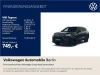 Neu VW Tayron R-line 272 PS (200 kW) 2026 Schwarz SUV
