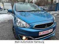 Gebraucht Mitsubishi Space Star Diamant Edition 80 PS (58 kW) 2017 Blau Kleinwagen