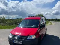 Brugt VW Caddy Life 75 HK (55 kW) 2008 Rød MPV