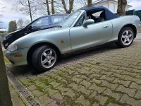 Gebraucht Mazda MX5 110 PS (80 kW) 2003 Silber Cabrio